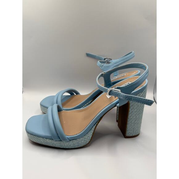 Steve Madden Light Blue Platform Heels – Size 8.5 (New) - Picture 7 of 11
